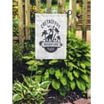 thumbnail image 2 of KDAGR Cretaceous Dinosaur Brachiosaurus Adventure Park Insignia Jurassic Period Dino Vintage Badge on World Garden Flag Decorative Flag House Banner 12x18 inch, 2 of 2