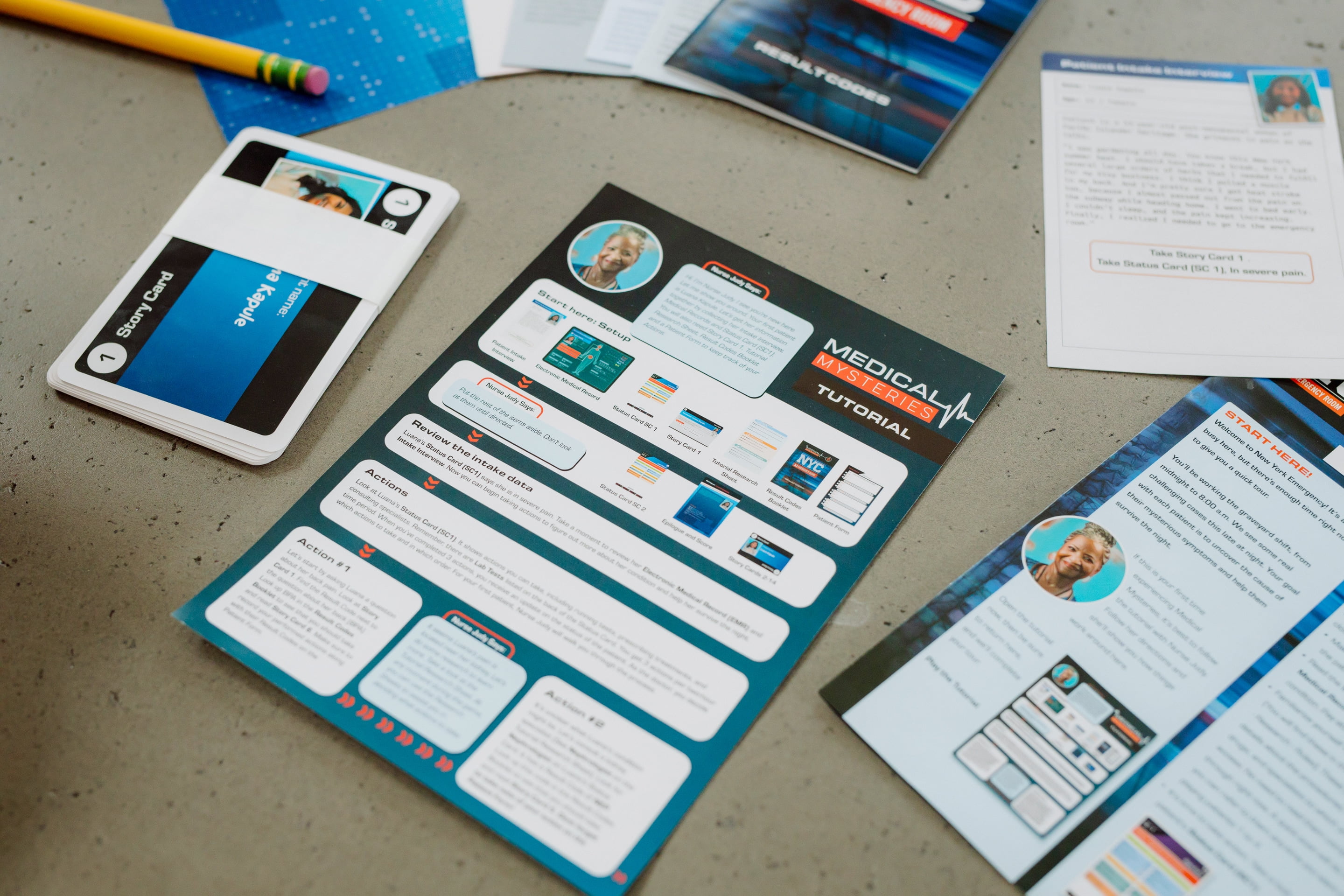 Medical Mysteries: NYC Emergency Room Cooperative Game for Ages 14 and up by Buffalo Games