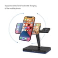 thumbnail image 2 of 3 in 1 Magnetic Wireless Charger with Smart LED power indicator - 15W of power- For All iPhone 13 and 12 Models, 2 of 7