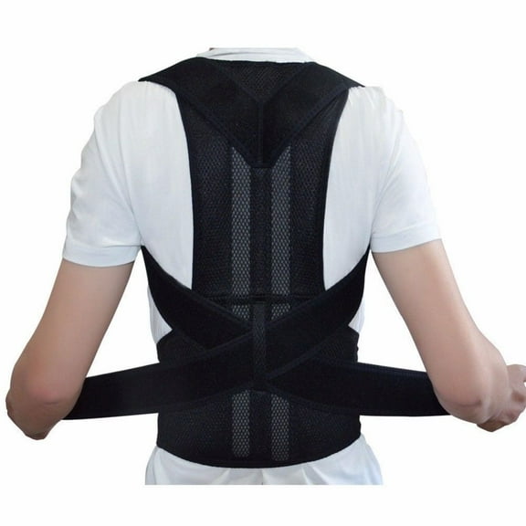 LQCrafK Plus Size Adjustable Posture Corrector Brace Shoulder Back Support Belt Body Shaper Shapewear