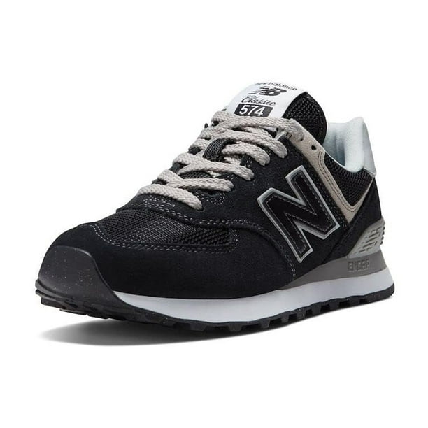 Zapatilla New Balance 574 V3 para mujer, color blanco y negro