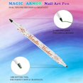 thumbnail image 2 of 12 Colors Double-Ended  Polish Pens, Quick Dry    Markers for Nails, Fine Tip Liner Brush & Dotting Tool Set for DIY  Art Drawing, 2 of 6