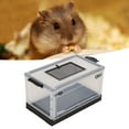 thumbnail image 4 of Hamster House , Transparent Top Mesh Design Hamster Cage  For Live For Hamster For Cole Duck Black,Blue, 4 of 8