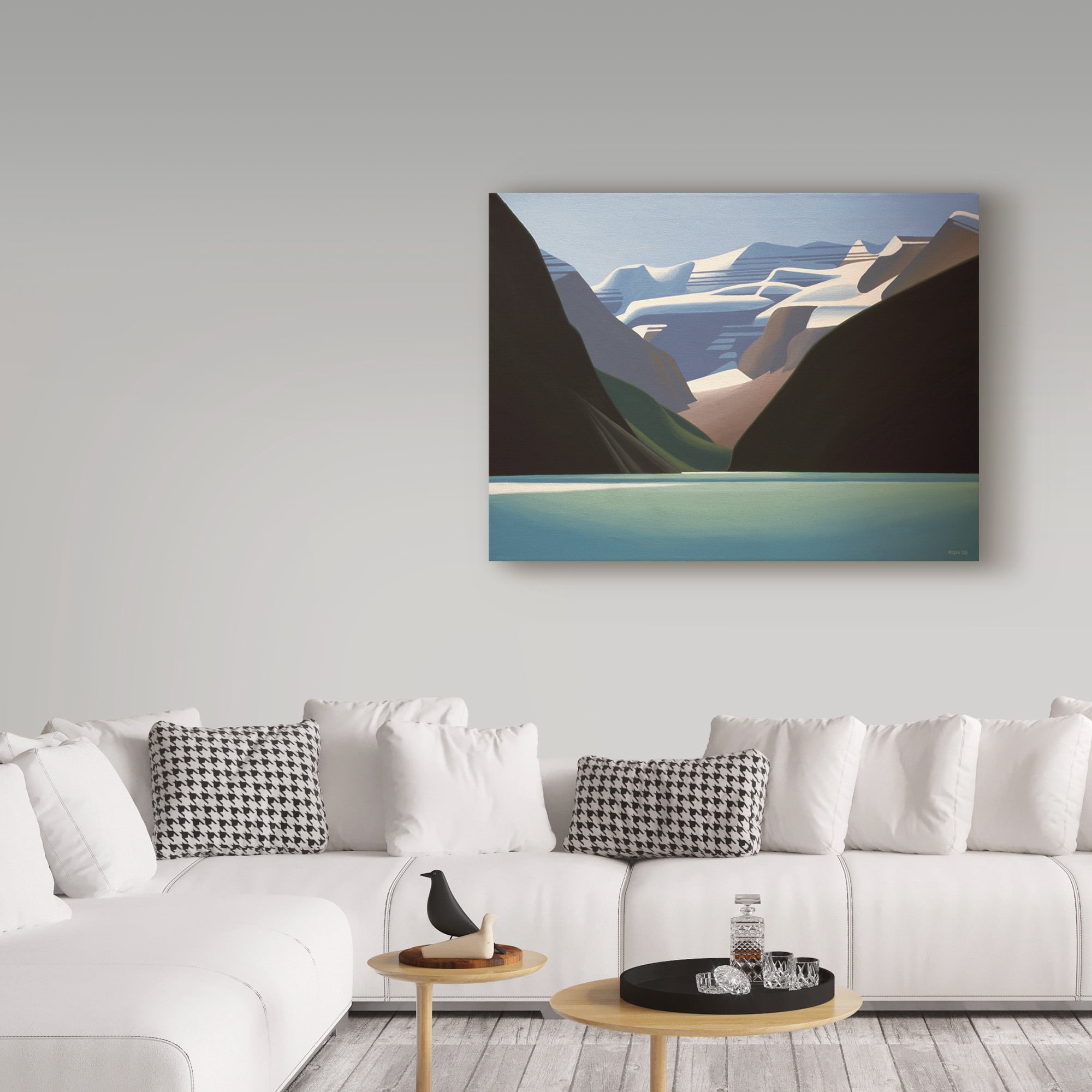 Trademark Fine Art 'Lake Louise' Canvas Art by Ron Parker