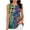 Multicolor#26, variant on JTZGDY Flowy Tank Tops for Women Trendy Floral Printed Summer Sleeveless Scoop Neck Ruched Pleated Loose Fit Cozy Tunic Blouse Dressy Peplum Top