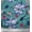 Dusty Teal Blue, variant on Soimoi Cotton Duck Fabric Wildflower Floral Print Fabric by Yard 42 Inch Wide