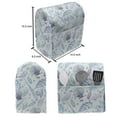 thumbnail image 5 of Nautical Lounger Chair Bag, Various Sea Shell Pattern Underwater Bubbles Ocean Maritime Print, High Capacity Storage with Handle Container, Lounger Size, Indigo Pale Blue Purple, by Ambesonne, 5 of 5