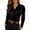 Black, variant on Blouses for Women Dressy Casual Elegant French Collar Blouse for Slim Solid Color Business Casual Shirt