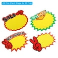 thumbnail image 3 of 80pcs Star Burst Signs, 7x5.5in Blank Star Burst Signs Price Tag Stickers Pricing Tags, Arrival,Sale,Sale,Blank, 3 of 6