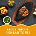thumbnail image 4 of MasteelfCA Fish Shaped Pan Steak Frying Pan Durable Fryer Portable BBQ Pan Plate, 4 of 9