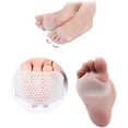 thumbnail image 4 of Jinsinto 3 Pairs Foot Pads, Metatarsal Pads Foot Pads Inserts Gel Foot Pads for Runners High Heels Dancers, 4 of 5