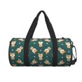thumbnail image 2 of KLL Cute Shiba Duffle Bag For Men Women Sport Gym Fitness Tote Travel Training Workout Basketball Football Weekender, 2 of 8