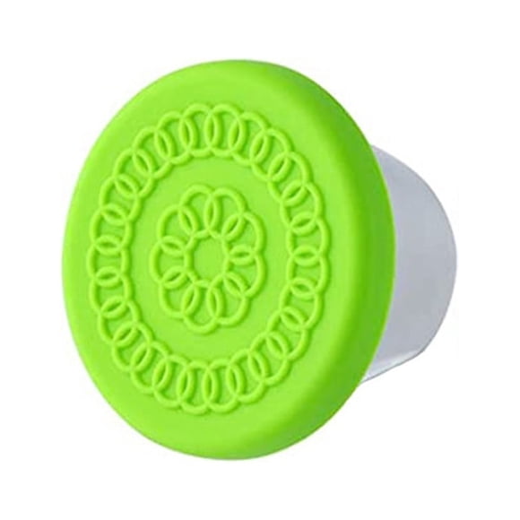 Billuyoard Amplia aplicación con práctico recipiente de ensalada multifuncional que sella bien, práctico y práctico sello para tazas de Cocina y Comedor Tapa verde