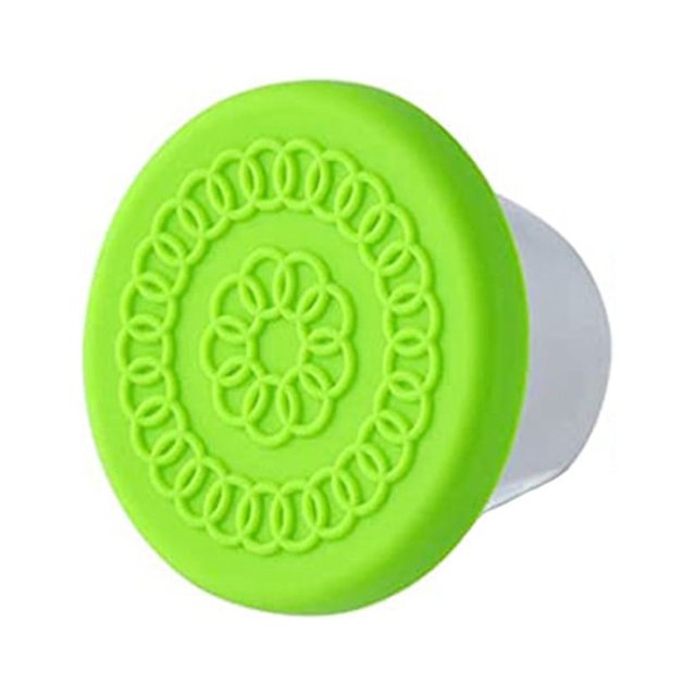 Cateissary Amplia aplicación y apósito multifuncional que sella bien, vasos prácticos y aderezos, amplia aplicación y bien Cocina y Comedor Tapa verde