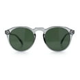 thumbnail image 4 of Hipster Keyhole Round Horn Rim Plastic Nostalgic Retro Sunglasses Slate - Green, 4 of 7