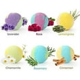 thumbnail image 3 of 6 Pcs Organic & Natural Bath Bombs  Handmade Bubble Bath Bomb Gift Set, 3 of 8