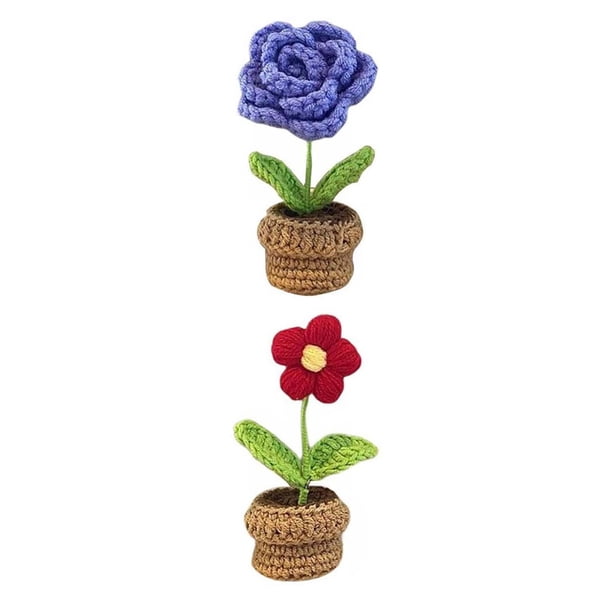 equipos de ganchillo,Juego de manualidades Flor Crochet Kit Principiante Diy Crochet,Kits de juguetes Juguete de tejer a mano Ganchillo,Kit de ganchillo para principiantes Juguete tejido a