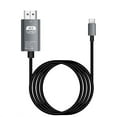 thumbnail image 1 of IDOLCO USB C to HDMI Cable for Home Office 6ft, 4K 60Hz USB Type C to HDMI Adapter Cable for MacBook/Pro/Air, Surface Book 2,Galaxy S22 and More [Thunderbolt 3 Compatible], 1 of 8