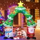 thumbnail image 5 of Nuevo árbol de Navidad de Papá Noel con oso polar, decoración inflable para el hogar, exterior, muñeco de nieve de Navidad, decoración para jardín, arco para fiesta, 5 of 5