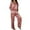 Hot Pink, variant on Womens Homewear Set Pajamas Cardigan Long Sleeves