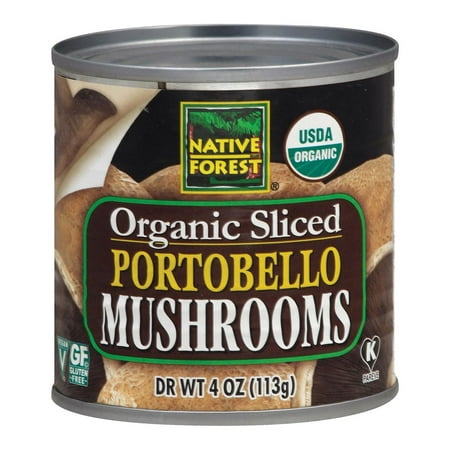 Native Forest Organic Sliced Portobello - Mushrooms - Pack of 12 - 4 (Best Way To Store Sliced Mushrooms)