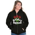 thumbnail image 5 of Bridal Squad Bachelorette Party Zip Hoodie Sweatshirt Women Brisco Brands M, 5 of 6