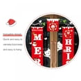 thumbnail image 4 of Christmas Decorations Merry Christmas Banner Xmas Porch Door Sign Welcome Banner For Indoor Outdoor Wall Christmas Decorations Indoor Outdoor, 4 of 4