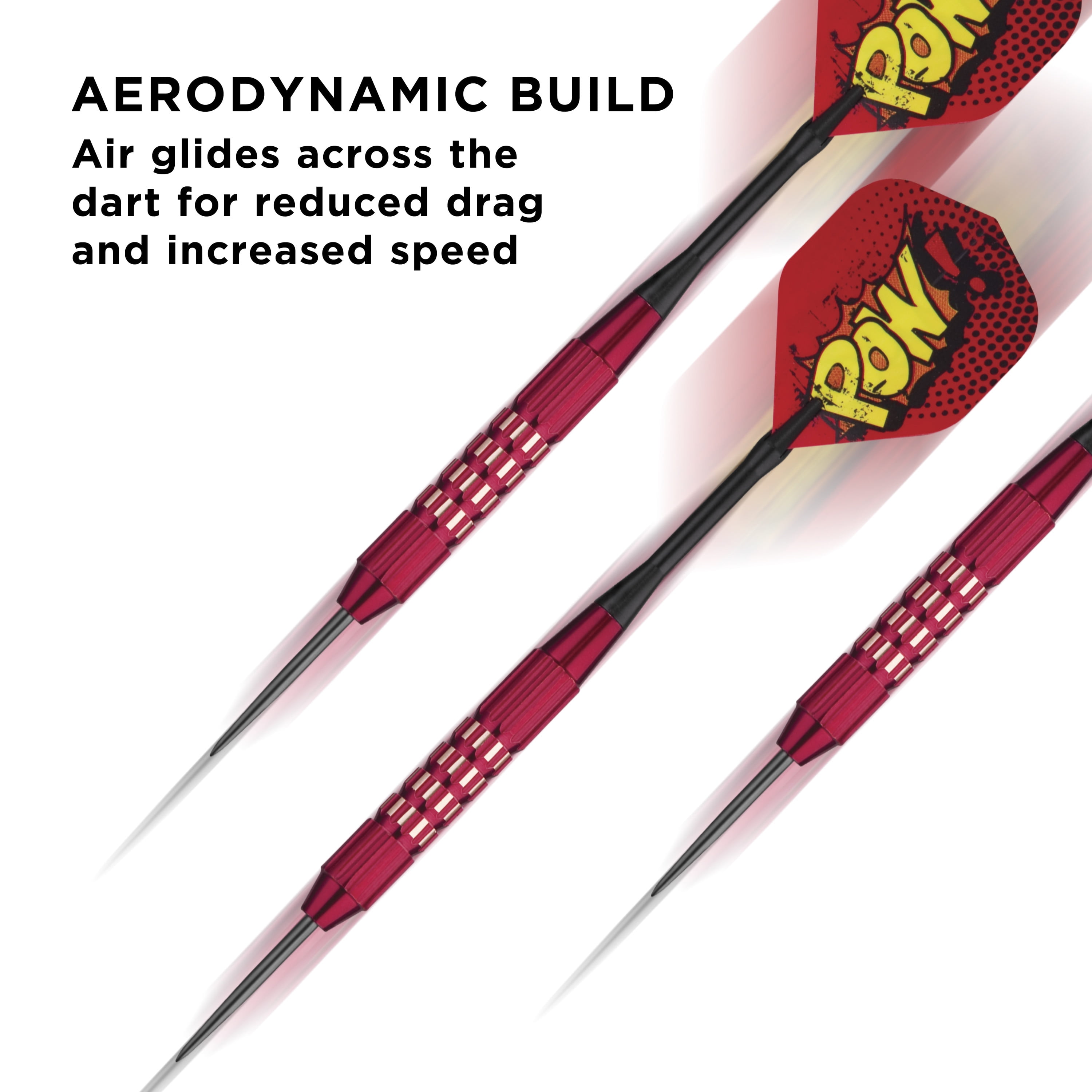 Viper Comix Steel Tip Dart Set, Red, 22 Grams