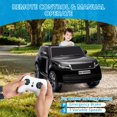 thumbnail image 5 of Luku Licensed Land Rover Kids Car, 24v Ride On Electric Car for Toddlers 3-8 with Remote Control, 2 Seater Ride On Toy Car for Kids, Spring Suspension, Led Light, Music Player, Black, 5 of 6