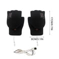thumbnail image 5 of karymi USB Heating Gloves Winter Heated Mittens Warm-sided Heating Half Hands USB Heating Gloves Students and Women Anti-Slip Ski Hand Gloves Birthday Gifts for Men, 5 of 5
