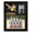 Baseball A, variant on Dynamic Dance Theme Black Wood Frame and Dance Decoration Graphic for Two Photos Measuring 3x5 &