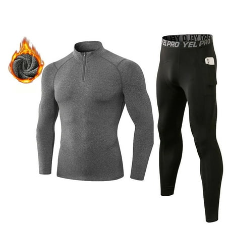 

Fanceey Fleece Thermo Underwear Winter Thermal Men Long Johns Warm Thermal Clothing Rashgard Kit Long Compression Underwear NEW