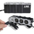 thumbnail image 3 of Splitter Car Charger for #device_series - 3-Port DC Socket Power Strip Adapter P2P for iPhone XS,Max,XR,13,Pro,Max,12,Pro,Max,Mini,SE (2022),11,Pro,Max, 3 of 9