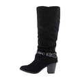 thumbnail image 2 of Blowfish Carey Women's Boots Black Microsuede Size 8.5 M, 2 of 8