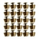thumbnail image 1 of 25 remaches de cabeza plana redonda, fáciles de instalar, con tornillos de 12 mm. Cobre, 1 of 8