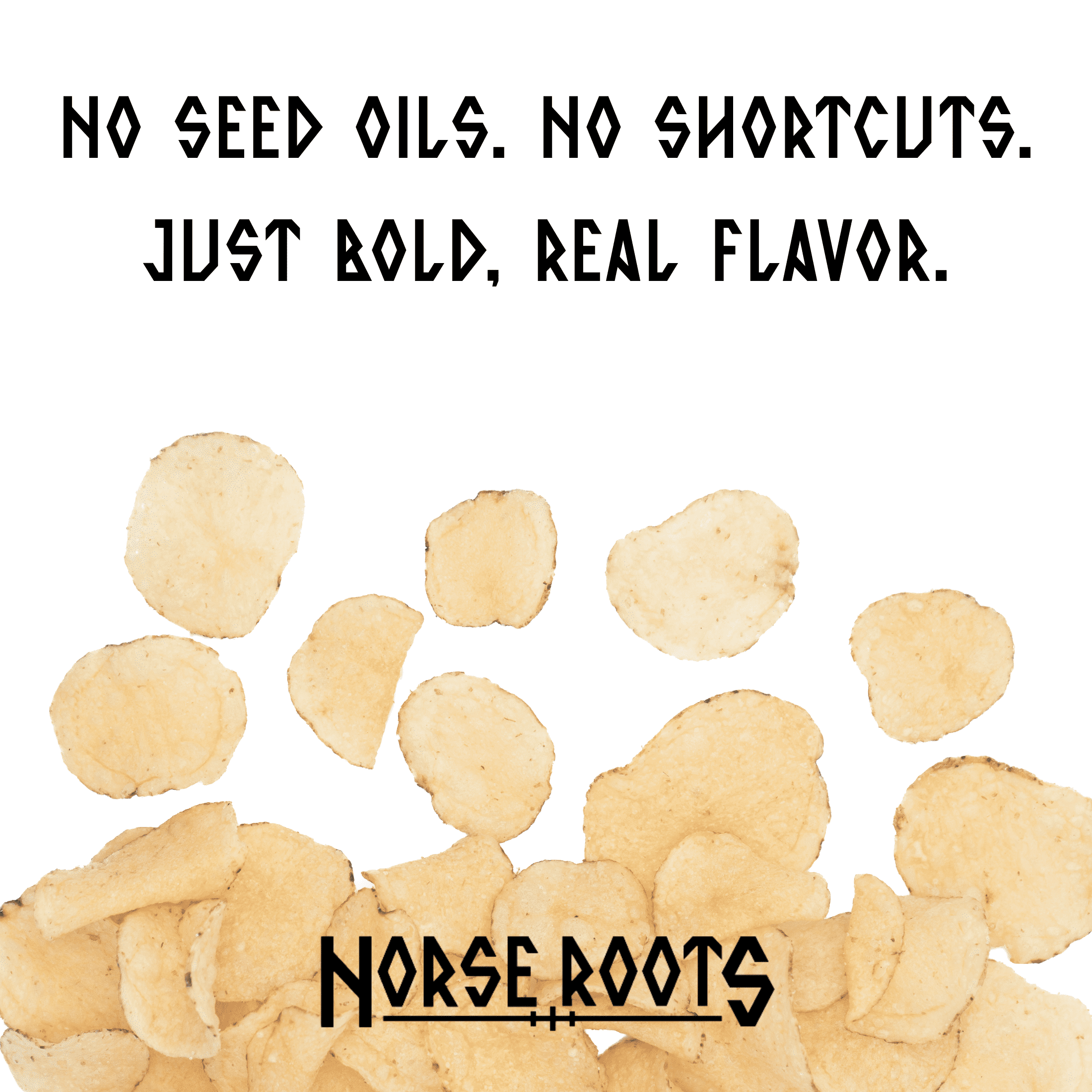 Norse Roots Beef Tallow Potato Chips Variety Pack –  (Sea Salt, Honey BBQ, Rosemary, Cheddar & Sour Cream, Spicy, Salt & Pepper) 5-ounce (Pack of 6)