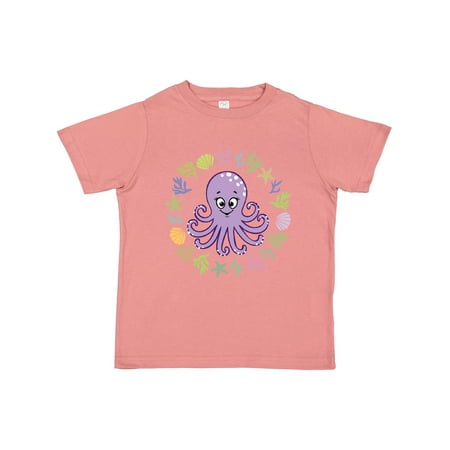 

Inktastic Octopus Cute Girls Outfit Gift Toddler Toddler Girl T-Shirt