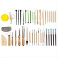 thumbnail image 1 of Kit de 42 Herramientas para Esculpir Arcilla, Ideal para Cerámica, Tallado, Moldeado y Modelado, para Principiantes y Profesionales., 1 of 8