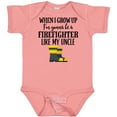 thumbnail image 3 of Inktastic Future Firefighter Like My Uncle Boys or Girls Baby Bodysuit, 3 of 5