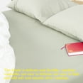 thumbnail image 3 of Kelnaro Soft Breathable Microfiber California King Fitted Sheet, Deep Pocket, Light Grey, 3 of 5