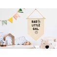thumbnail image 2 of Rad Little Gal – Signo De Paz Sonriente – Decoración De Bandera, Regalos Para Niñas Y Niños – Cartel De Pared Para Guardería, Habitación De Bebé, Sala De Lectura, Sala De Juegos, Dormitorio, Puerta De, 2 of 5