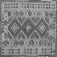 thumbnail image 1 of Ahgly Company Indoor Square Abstract Gray Contemporary Area Rugs, 6' Square, 1 of 1