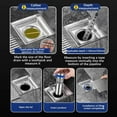 thumbnail image 4 of Nmdmisc Shower Floor Drain Odor Preventer,2.36" x 1.26" One Way Drain Valve Sewer Core Stainless Steel Floor Drain Anti-Odor Plugs for Bathroom Kitchen Balcony, 4 of 9