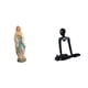 thumbnail image 1 of Estatua de María, figura de resina, escultura de escritorio, adorno artístico, ligero y resistente, ideal para regalar, para la oficina o el, 1 of 8