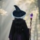 thumbnail image 1 of Sombrero de bruja y mago de Halloween decorado con sombrero para el Festival de los Fantasmas, 1 of 6