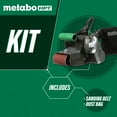 thumbnail image 5 of Metabo HPT Belt Sander | 3 x 21 Inch | For Woodworking | Variable Speed | 9.0 Amp Motor | Soft Grip | 5-Year Warranty | SB8V2, 5 of 10