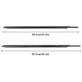 thumbnail image 7 of Genrics 4Pcs Outside Part Weatherstrip Window Moulding Trim Seal Belt Black Replacement for 2008-2020 Sequoia 68163-0C030 68164-0C030, 7 of 7