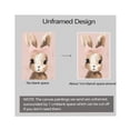 thumbnail image 2 of WFSposter Little Rabbit Poster Bunny Print Pastel Color Art Portrait Art Watercolor Art Gift for Kids & Parents Chic Decor for Nursery,Bedroom or Kid's Room 8x10 Wall Art, 2 of 7
