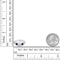 thumbnail image 3 of Gem Stone King 925 Sterling Silver White Moissanite and Black Onyx Engagement Ring for Women (1.72 Cttw, Gemstone, Round 7MM and 4MM, Size 6), 3 of 3