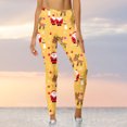 thumbnail image 4 of Leggings Navideños Para Mujer Pantalones de Yoga Pantalones de Entrenamiento de Elasticidad Con Estampado Para Correr Odeerbi ODB192328, 4 of 8